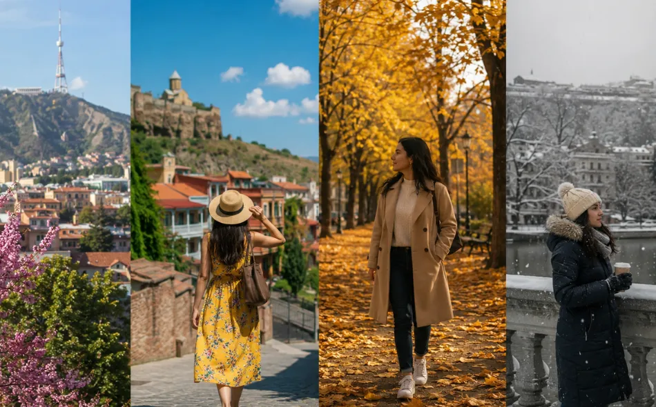 Different climate Weather in Georgia