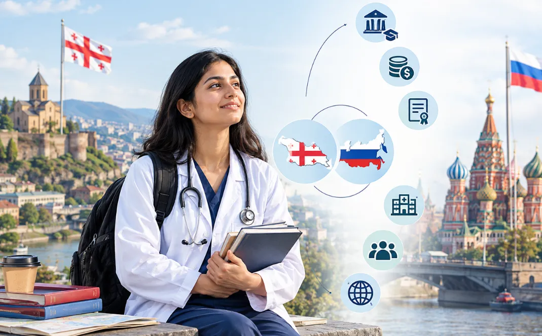 MBBS in Georgia vs. Russia